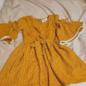 Mustard Rare Editions dress size 4